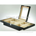 black piano paint + camel velvet jewelry box TG500BC